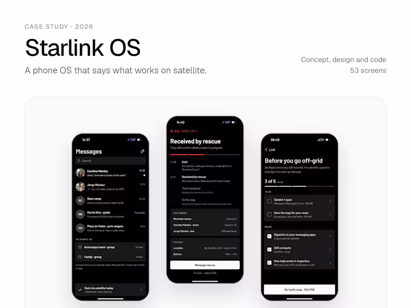 Cover image for Starlink OS: a satellite-first smartphone OS