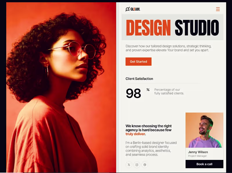 Cover image for Premium Agency Landing Page
A premium