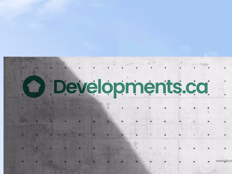 Cover image for Developments.ca | Home Marketplace Branding