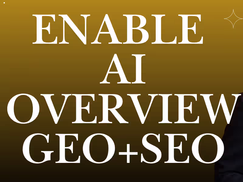 Cover image for GEO+ SEO Optimization For AI search and google search ranking