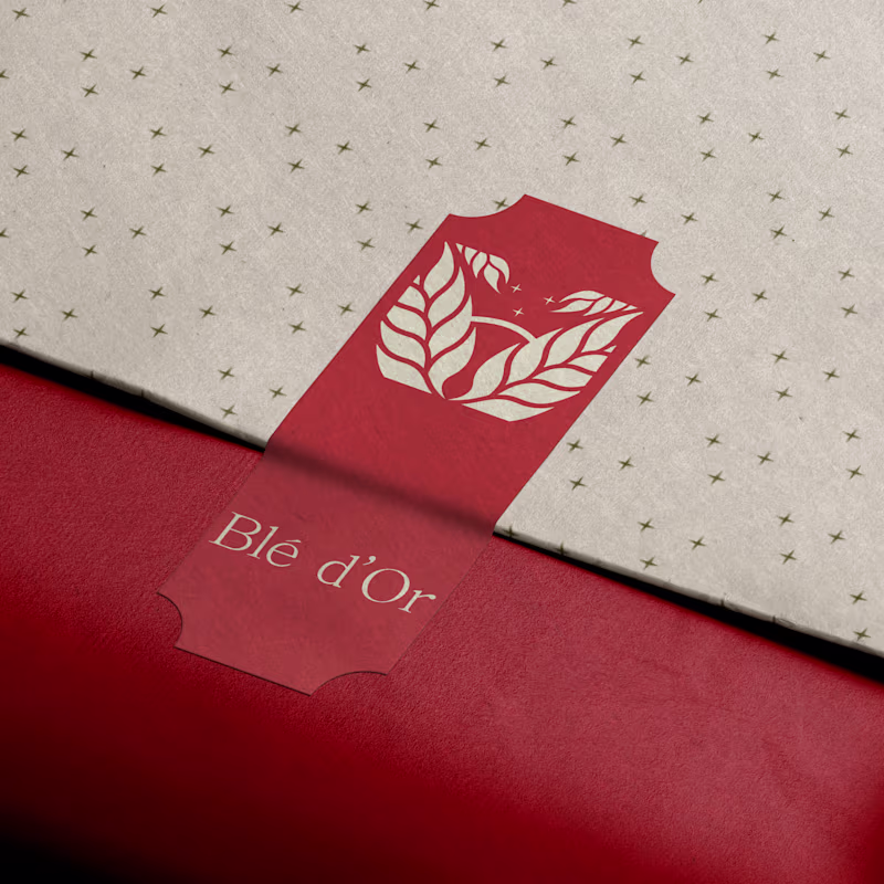 Cover image for Blé d'Or bakery brand design