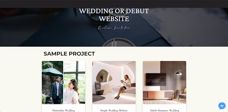 Cover image for Online Wedding Invitation