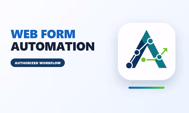 Cover image for Authorized Web Form Automation for Windows