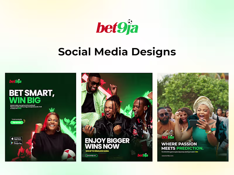 Cover image for Social Media Design for Bet9ja