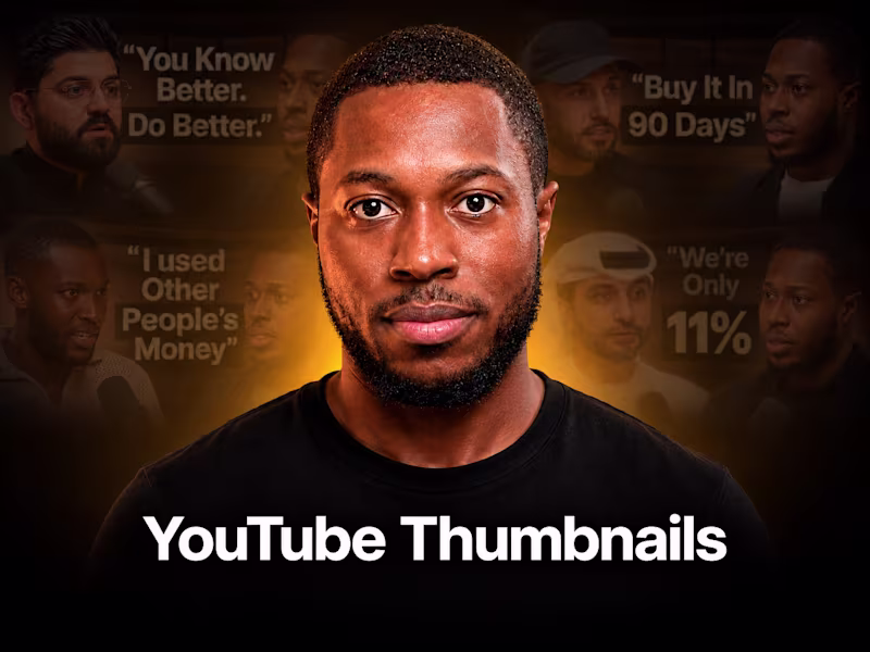 Cover image for A few thumbnails I designed