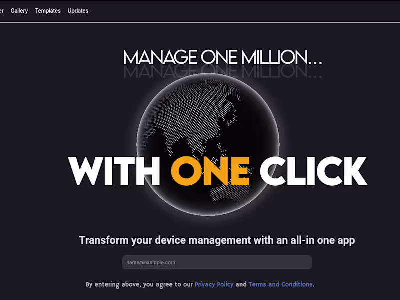 Cover image for Large Online Brand Landing Site