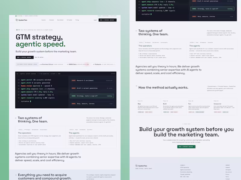 Cover image for 🚀 Crafted a Premium Framer Experience for SystemTwo