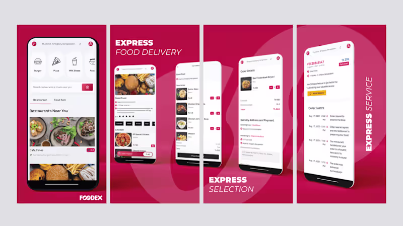 Cover image for FoodEx - Food Delivery Platform
