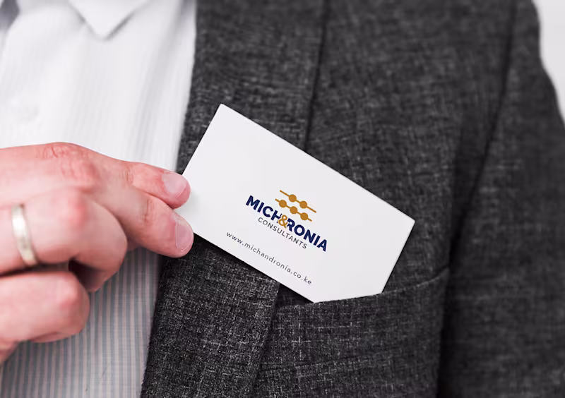 Cover image for Mich & Ronia Consultants identity design:: Behance
