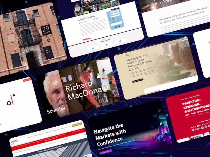 Cover image for Website Design + Development