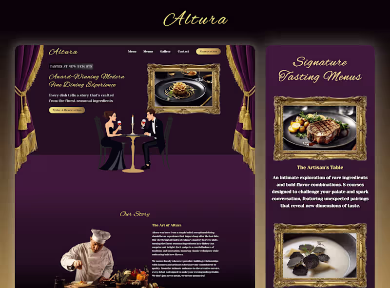 Cover image for Altura Fine Dining