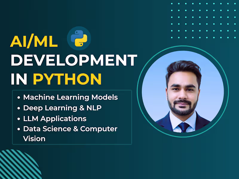 Cover image for AI, ML, Deep Learning & LLM Development | Top Rated on Fiverr