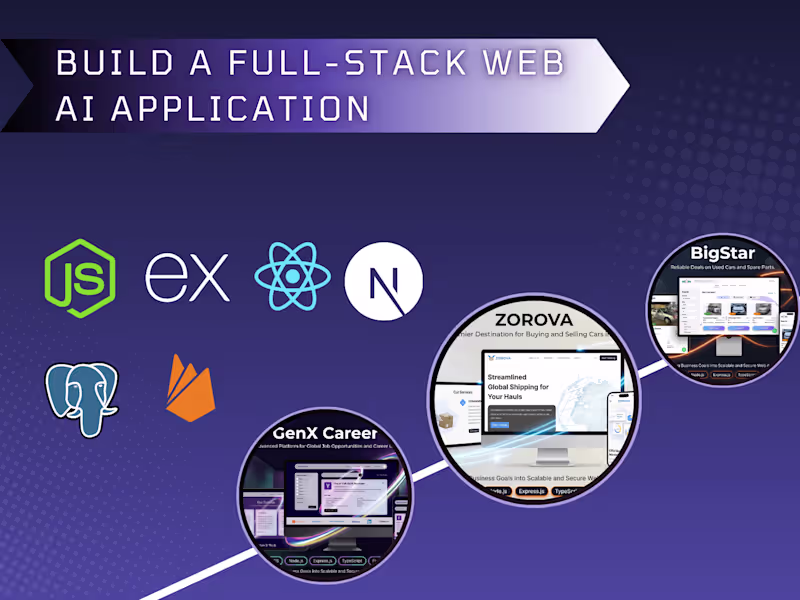 Cover image for Build Full-Stack AI SaaS & Web Applications