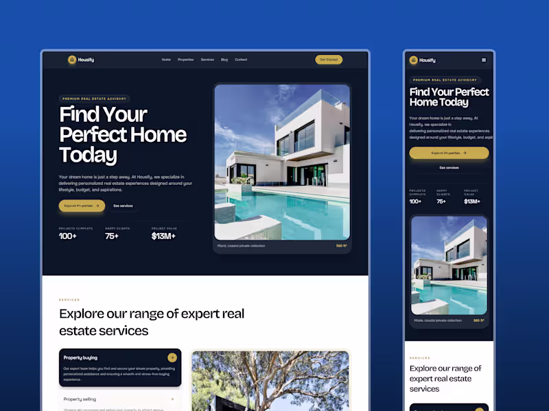 Cover image for Real-estate Website Built in Magic Path