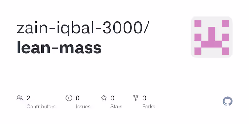 Cover image for zain-iqbal-3000/lean-mass