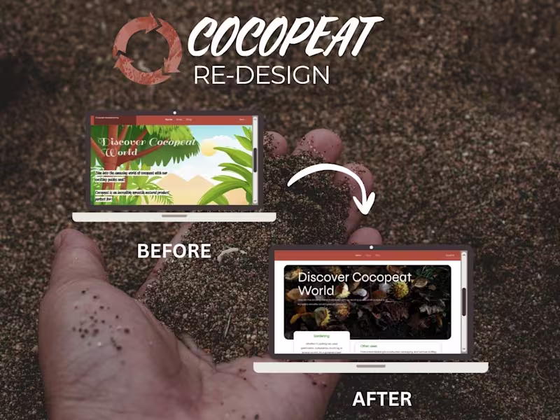 Cover image for Cocopeat Website Re-design