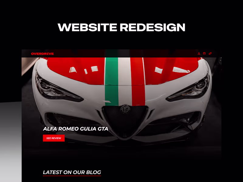 Cover image for Website Redesign