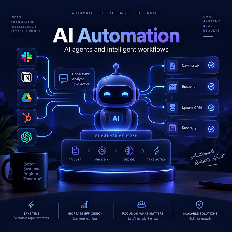 Cover image for AI Automation & AI Agent Development