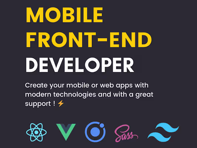 Cover image for Modern, intuitive and beautiful mobile app development.