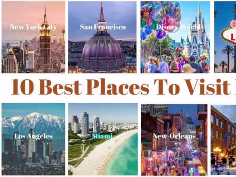 Cover image for # Top Ten Places to Visit in the USA
