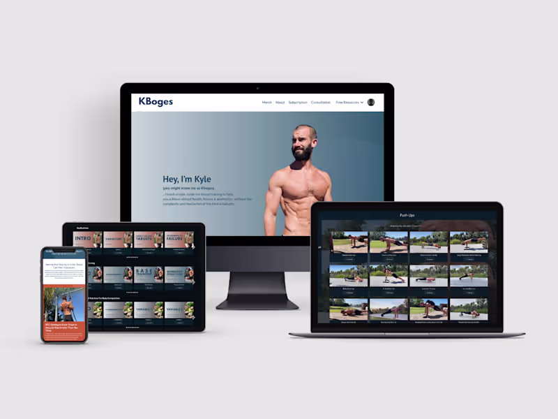 Cover image for Kboges - Kajabi Website Migration & Funnel Build