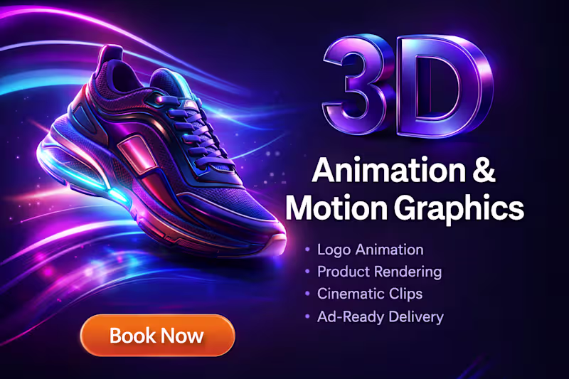 Cover image for 3D Logo Animation for Brand Identity