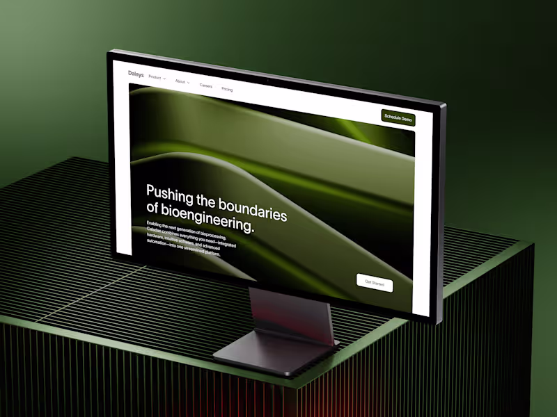 Cover image for Webflow Website Design for Biotech Company Dalays