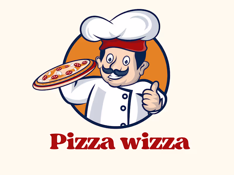 Cover image for Pizza Wizza Chef Mascot Identity
A