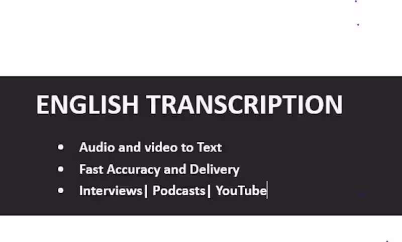 Cover image for Accurate audio and video transcription
