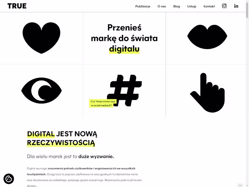 Cover image for True Brands Studio | Przenieś markę do świata digitalu