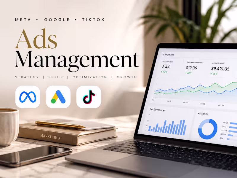 Cover image for Meta, Google & TikTok Ads Management