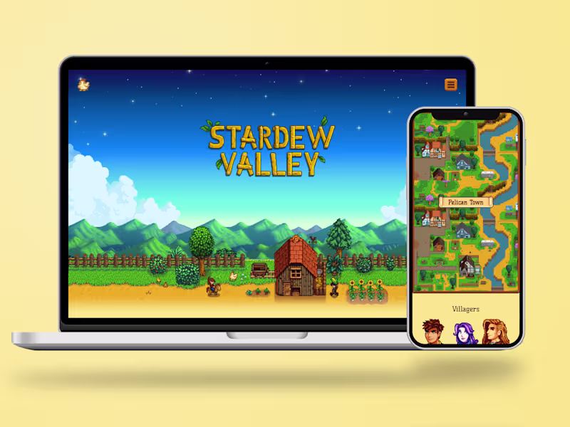 Cover image for Stardew Valley Website Redesign