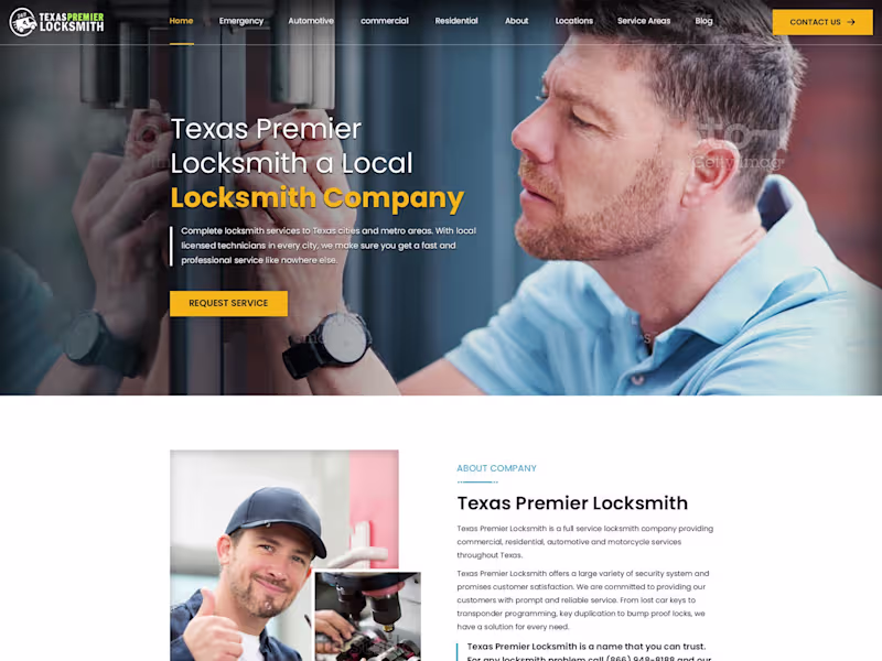 Cover image for Premier lock Smith