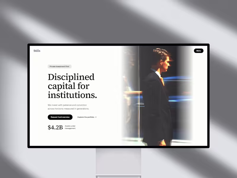 Cover image for Most investment firm websites look