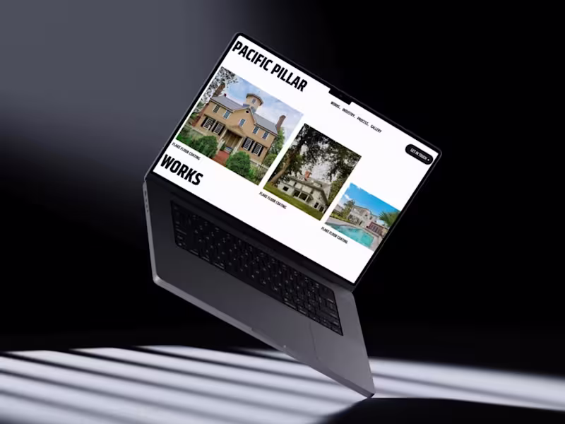 Cover image for Pacific Pillar — Responsive Website