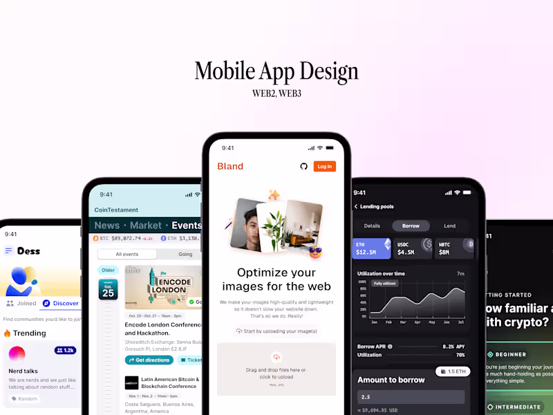 Cover image for Mobile App Design (UI/UX)
