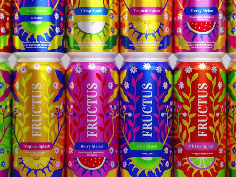 Cover image for Fructus Fizzy Drink | Visual identity