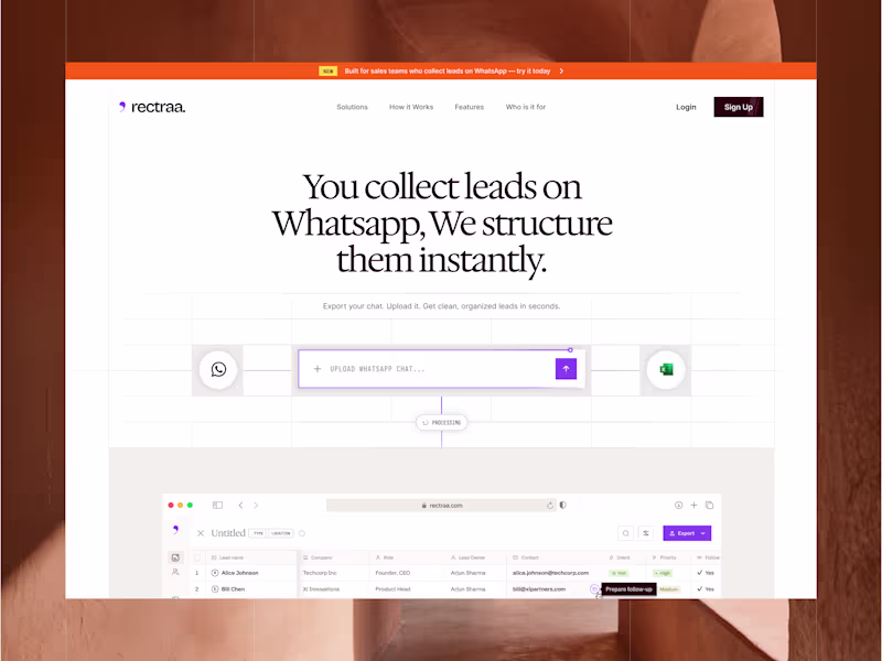Cover image for Rectraa SaaS Marketing Website Design