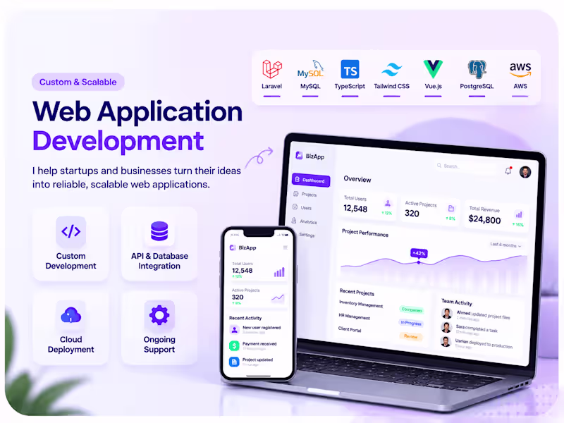 Cover image for Scalable Full-Stack Web Applications