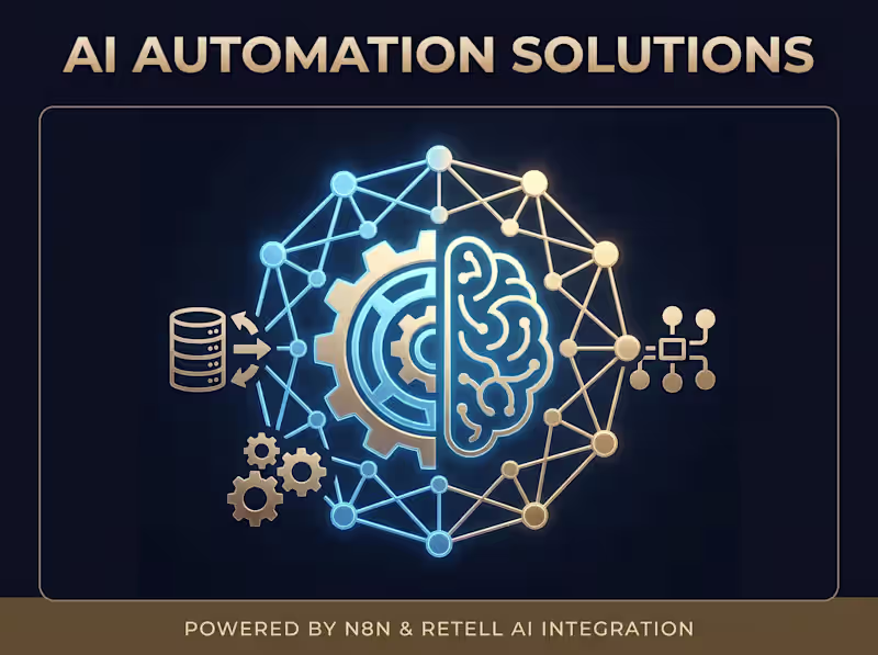 Cover image for Custom AI Voice Agent & n8n Workflow Automation