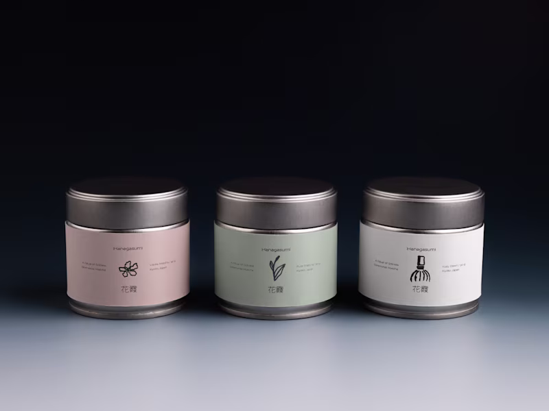 Cover image for Hanagasumi Matcha Brand Identity Project