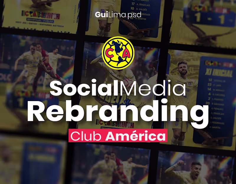 Cover image for Club América - Social Media Rebrand