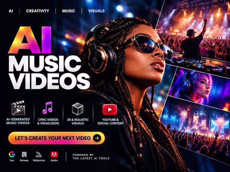 Cover image for AI Music Video Production | AI Music Videos, Lyric Videos