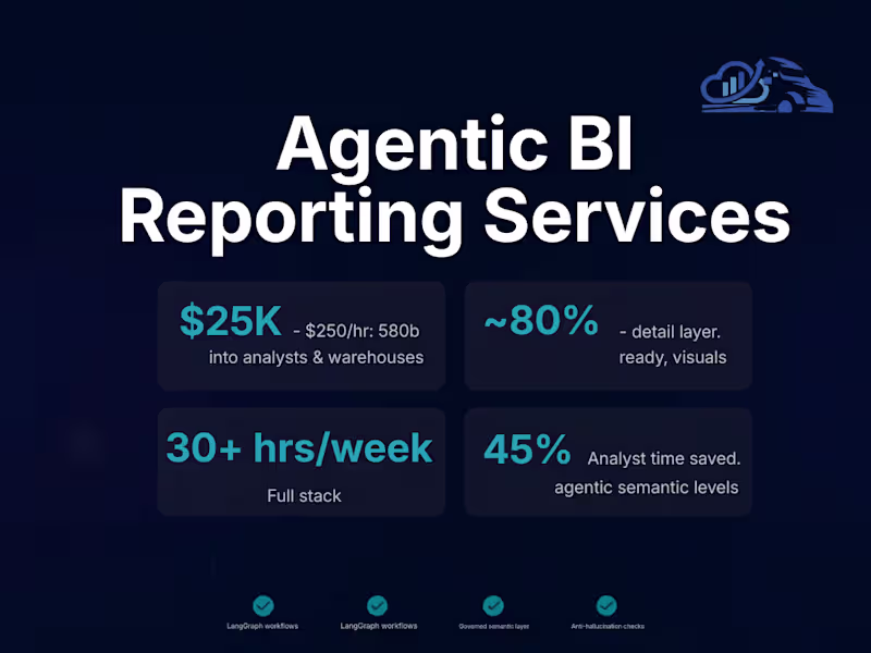 Cover image for Agentic BI Reporting Services