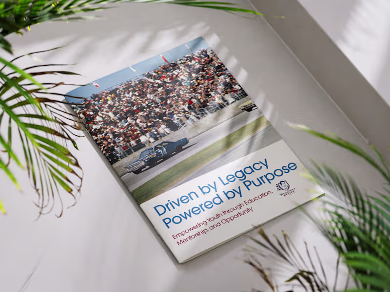 Cover image for Wendell Scott Foundation Brochure