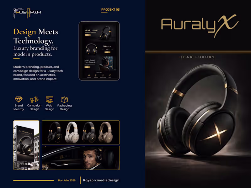 Cover image for Luxury Brand Identity & Product Design