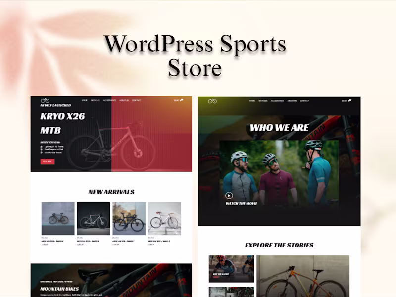 Cover image for WordPress Ecommerce Store