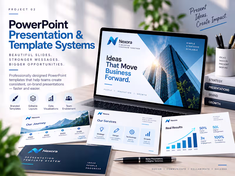 Cover image for PowerPoint Presentation & Template Design