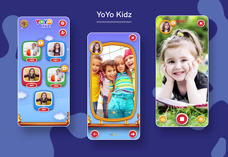 Cover image for YoYo Kidz - Safe Kids Video Messaging App 