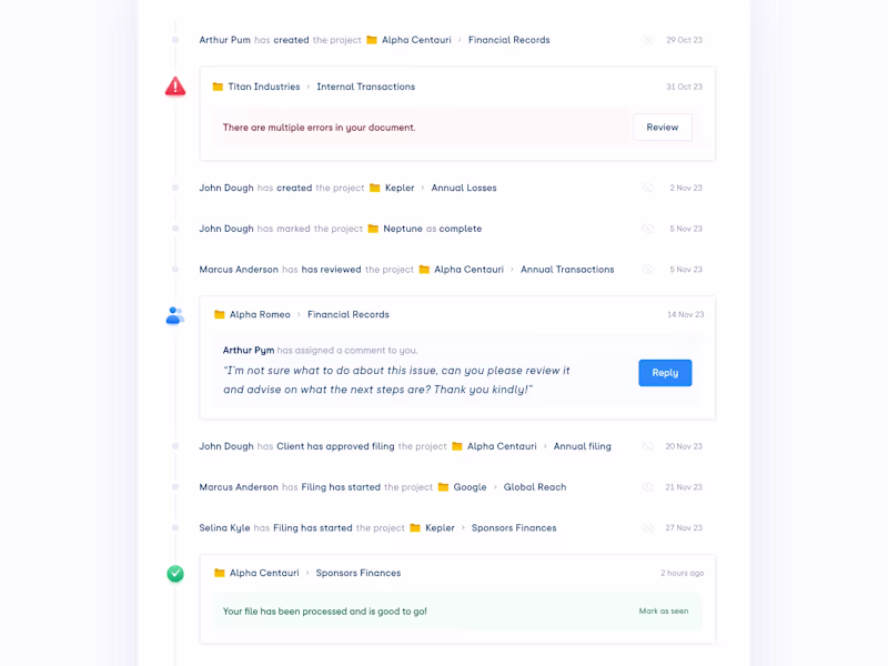Cover image for Activity log for a desktop